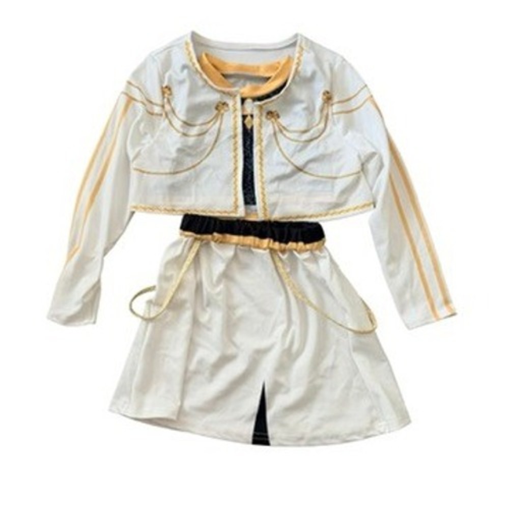 Kpop Demon Hunter 3pc Performance Costume White Gold Black Kids Small